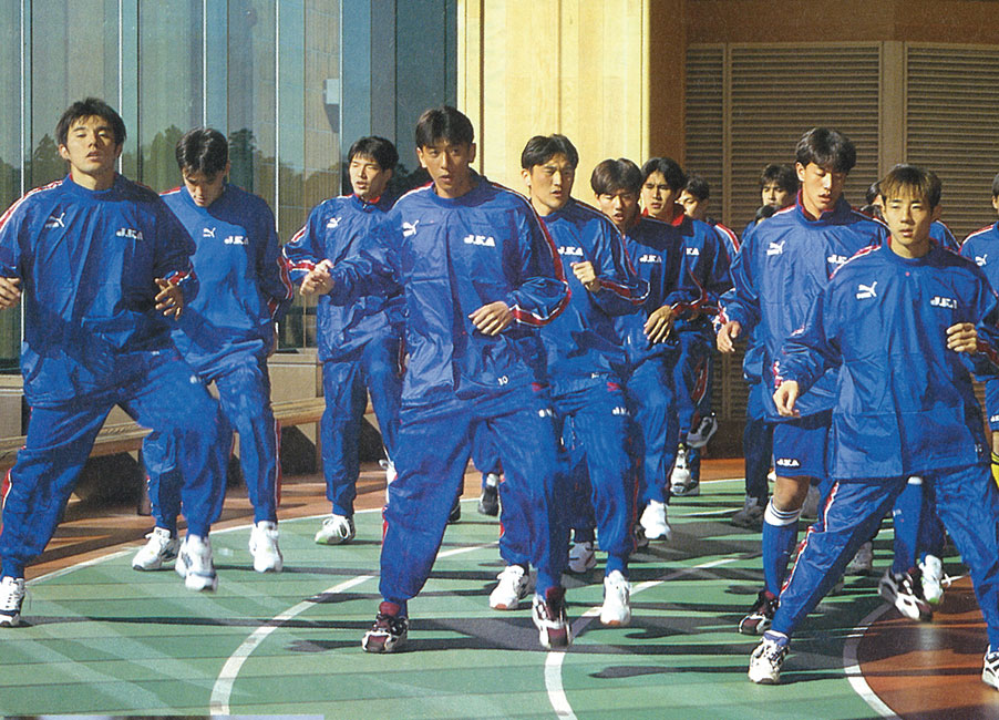 Japan national football team - camp (Ihara Masami, Nanami Hiroshi, Akita Yutaka, etc.)