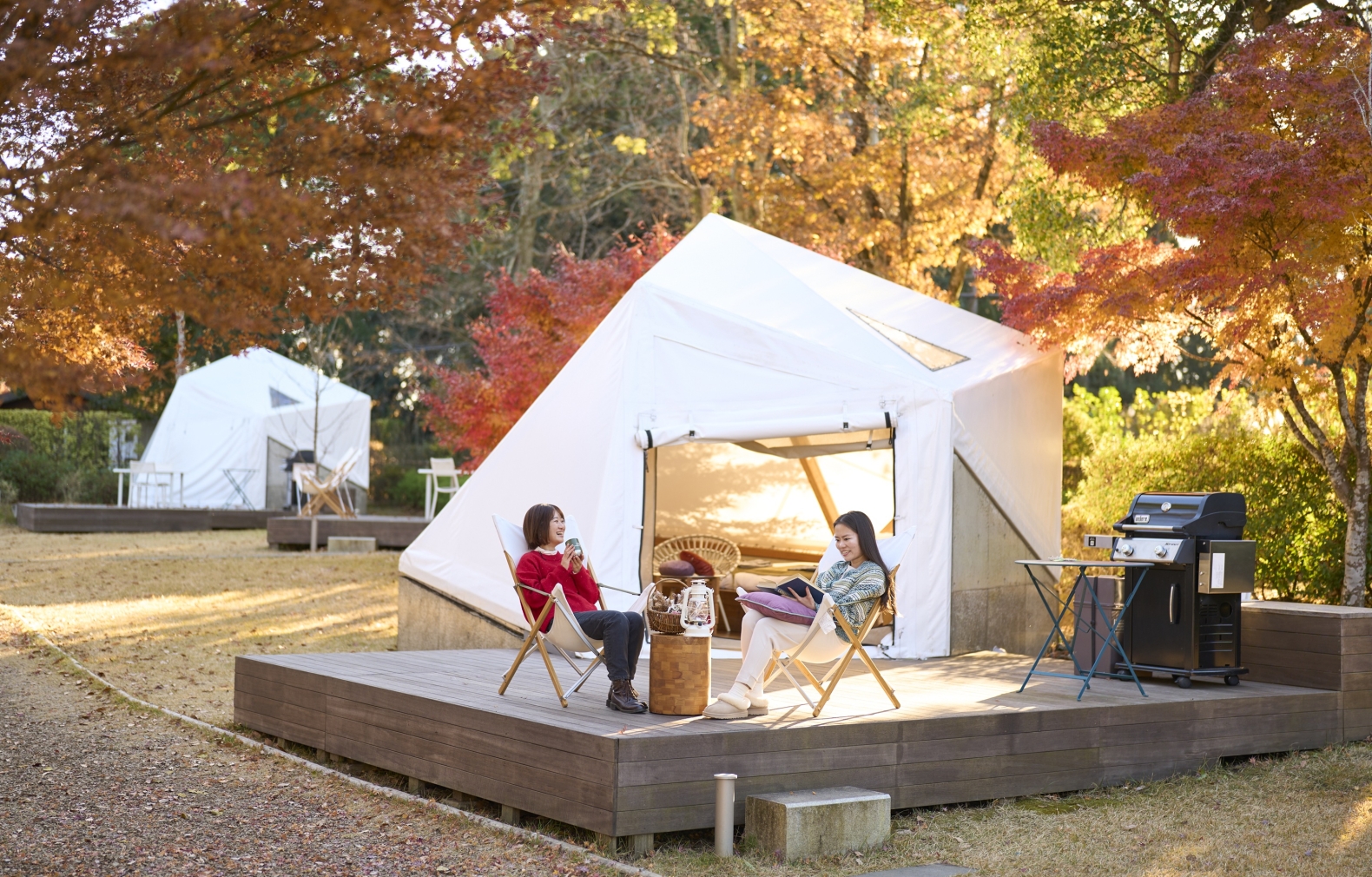 9／16（火）〜11／30（日）
　秋の温泉グランピング「Grandvaux　A ...