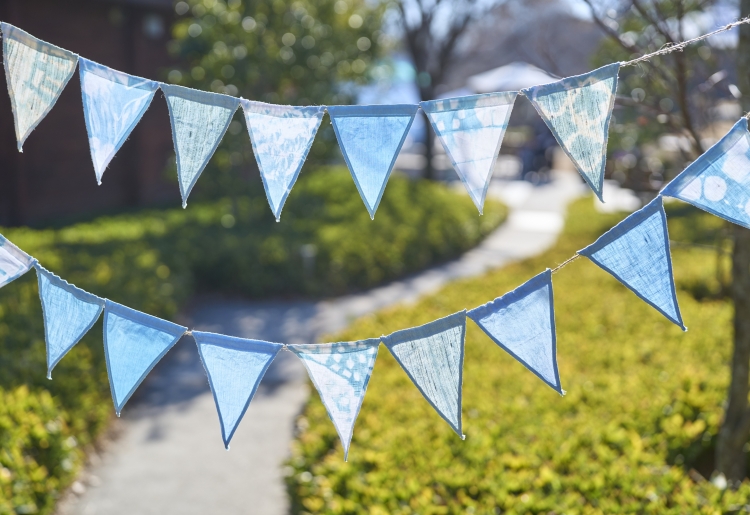 3/28（土）、3/29（日）限定！藍染め体験「ジャパンブルーのガーランドづくり」