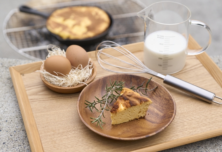 3/20(金・祝)、4/18(土)限定!スキレットで焼く「森の大きなカステラづくり」