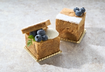 旅のお土産におすすめ「朝採れブルーベリーのキューブシュー」販売開始