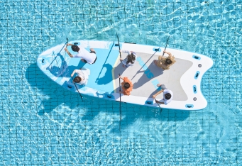 心地よい春風を感じる水上アクティビティ「BIG SUPクルージング」