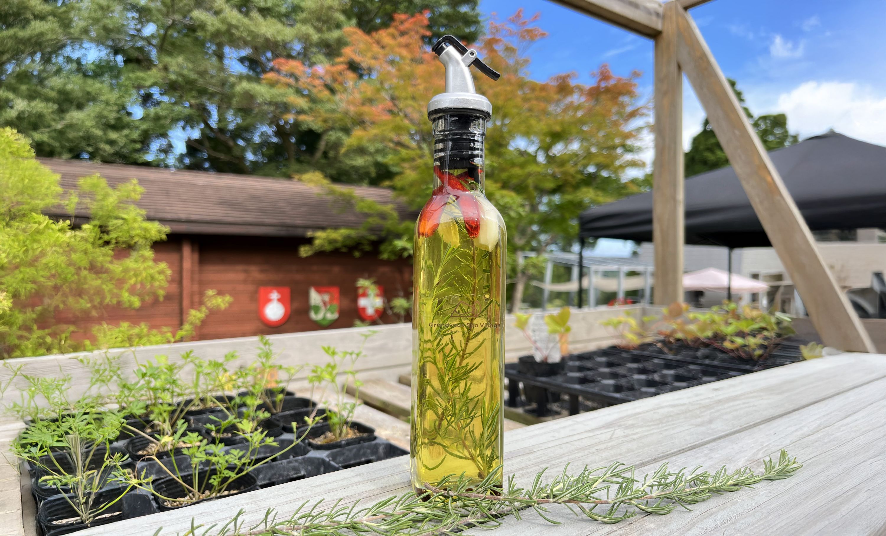 Grandvaux Kitchen ~ハーブオイルづくり~